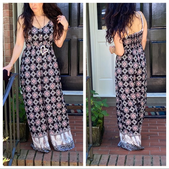 #03 GORGEOUS PRINT WIDE LEG TANK JUMPSUIT - Picture 4 of 16